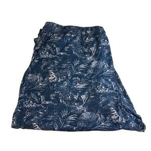 Eddie Bauer 2XL Pajama Pants Blue Brushed Knit Lounge Pants